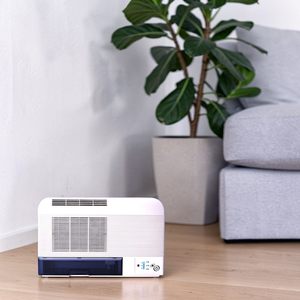 DR Portable Dehumidifier R-134a Compressor for Bedroom Slim 17cm Wall Mount <b>Timer</b> Remote PP Pre-Filter - Product Image 1