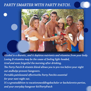 Ressaca Lua Sul Adesivos Depois de Beber Ressaca Cuidados De Saúde Sober Proteja O Fígado Acuponto Adesivos De Ácido Fólico - Product Image 4