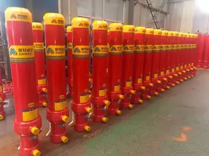 Factory Price Customizable Dump Truck Elevator Crane Steel Piston Double Acting Hydraulic Cylinders