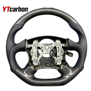 Volante <span class=keywords><strong>deportivo</strong></span> personalizado YTcarbon para interior de coche, completamente en cuero, con pantalla LED de RPM, modificado para Impreza WRX STI 1999-2004 - Product Image 4