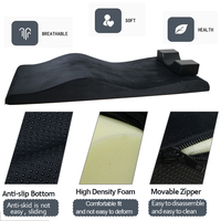 Surmatelas en mousse à mémoire de forme incurvé pour extensions de cils - Ergonomique et confortable