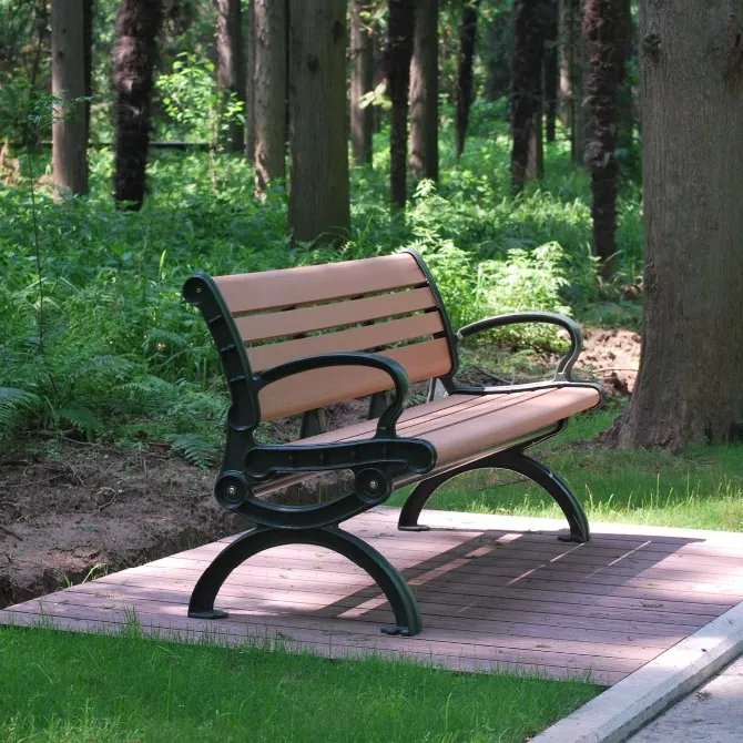 옥외 단단한 두꺼운 목제 플라스틱 합성 WPC 정원 가구/호화스러운 보기 WPC 의자/벤치