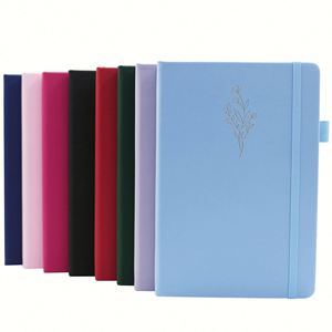 Agenda 2025 A5 con Puntos, Tapa Dura de Cuero PU, Impresión Personalizada, Planificador Diario, Semanal y Mensual - Product Image 1