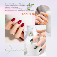 Ensemble de vernis à ongles écologiques non toxiques à base d'eau - Finition brillante de qualité salon, séchage rapide à l'air, 10 ml pour le nail art à domicile