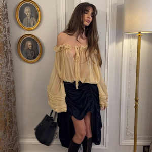 Abito Elegante Casual da Donna con Spalle Scoperte, in Pizzo Sexy, Monospalla Incrociata, Push-up, con Controllo Pancia, Vestito Modellante Personalizzato - Product Image 5