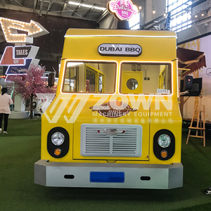 Yellow Custom Wrap <b>Electric</b> <b>BBQ</b> Food Truck LED Light Sign Mobile Fast Food Catering Vending Vehicle - Product Image 3
