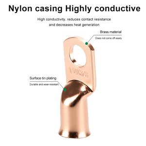 Terminal Krimp Tembaga Murni Standar Amerika Digunakan untuk Menghubungkan Konektor Ujung Kabel Baterai - Product Image 3