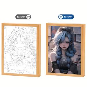 Pop Rap artiste LED tricolore lumière Art <span class=keywords><strong>d</strong></span>éco Design <span class=keywords><strong>d</strong></span>écoration suspendue excellente idée cadeau pour les amis pour salon <span class=keywords><strong>chambre</strong></span> - Product Image 2