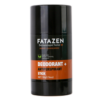 FATAZEN Grossiste Déodorant Antitranspirant Solide Corporel Naturel Végétalien, Baume Anti-Odeur Sueur Santal et Ambre