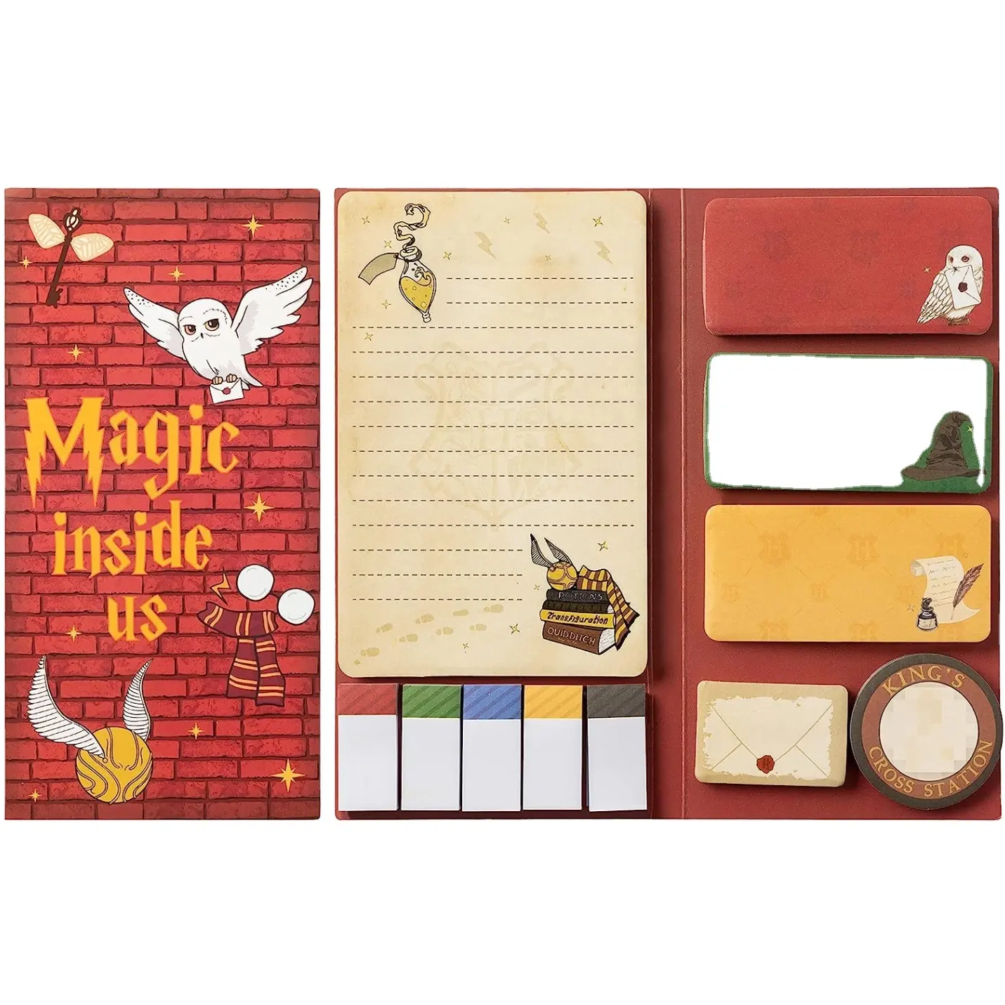 Custom New Design Cute Bookmark Sticky Notes Set Memo Pad Students' Gift sticky note