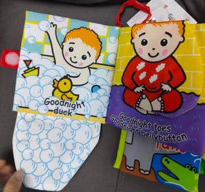 Libro de Tela Educativo Temprano con Forma de Cola de Animal <span class=keywords><strong>Personalizado</strong></span>, Muñeco de Peluche Suave y Seguro para Bebés, Libro de Cuentos de Hadas - Product Image 3