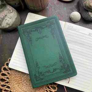 A3 Spiral Bound Printed Polyurethane Leather Business Address Book with 80 Lined Pages Promotional - Product Image 1