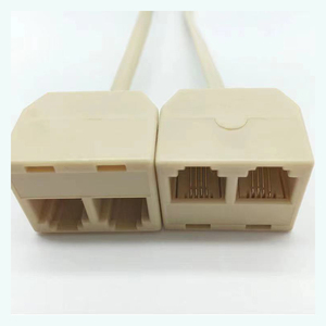 Adaptateur téléphonique RJ11 mâle vers RJ45 femelle, cordon d'extension - Product Image 2