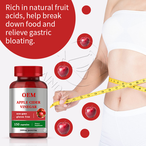 Capsules de vinaigre de cidre de pomme biologique OEM Complément alimentaire efficace pour amincir et perdre du poids pour adultes Vitamines de marque privée - Product Image 3