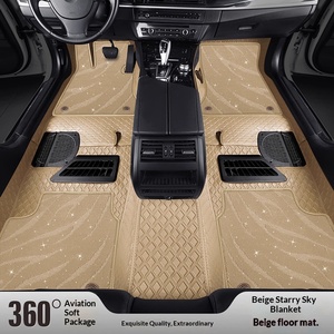 Tapis de sol de voiture en cuir rouge Aston <span class=keywords><strong>Martin</strong></span> Audi sur mesure, ensemble complet de luxe, tapis auto à poils longs, ajustement parfait pour toutes les voitures - Product Image 5