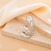 Boucles d'oreilles clous en métal irrégulières en forme de griffe pour femme, accessoires tendance, bijoux fantaisie pour femme, cadeau