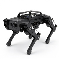 Robot chien quadrupède ROS HT Hiwonder, robot bionique Raspberry Pi, vision IA, modèle grand format programmable avec cartographie SLAM