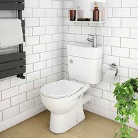 WC gain de place combiné deux-en-un lavabo sans rebord toilettes salle d'eau salle de bain moderne toilette commodes banheiro cuvette de toilette