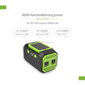 Station d'alimentation portable 200W 100Wh avec prise AC et ports de charge rapide pour le camping en plein air et la sauvegarde d'urgence - Product Image 4