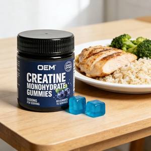 Gomitas de Creatina Monohidrato, L-Carnitina y Electrolitos de Primera Calidad OEM, Paquetes para Adultos y Mujeres, Suplementos Naturales para el Apoyo Muscular y la Belleza - Product Image 1