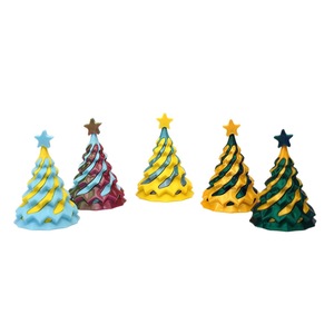 อุปกรณ์ตกแต่งต้นไม้แบบเกลียวลดความเครียดพิมพ์ลาย3D เพื่อแลกของขวัญเป็นมิตรต่อสิ่งแวดล้อมใหม่ - Product Image 1