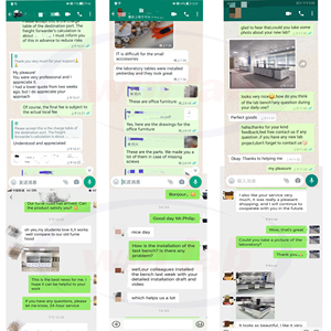 ספסל מעבדת היסטולוגיה קוסמטיקה באיכות גבוהה ריהוט מעבדה מודרני שולחן מעבדה לכימיה - Product Image 2