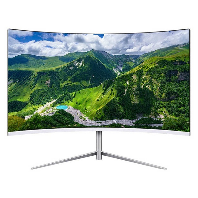 Wholesale Custom Bulk New Led Fhd Va Curved Pc 24in Computer White 23.8inch 1080p 75hz Monitors Desktop 24 Inch Eu for Business