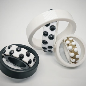 Roulements à billes à contact angulaire à double rangée auto-alignants Modèle 1200 avec cage en céramique PEEK PTFE Précision P5 - Product Image 1