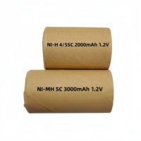 Batterie rechargeable Ni-MH 4/5SC 2000mAh SC 3000 pour jouets, haute capacité, décharge stable, longue durée de vie, vente en gros