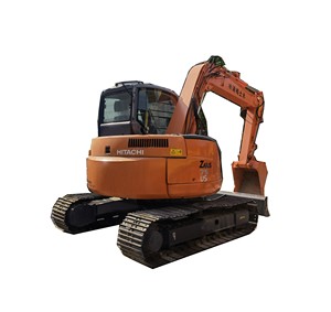 Excavadora de cadenas Hitachi ZX75 usada, excavadora hidráulica compacta Hitachi ZX75 para construcción y movimiento de tierras - Product Image 1