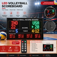 Tableau de scores électronique pour volley-ball, marqueur de scores numérique portable, télécommande sans fil étanche pour club de volley-ball de plage