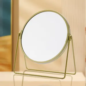 Phòng Ngủ Văn Phòng Xoay Vòng Vanity Gương 7 Inch Cạo Râu Gương Tùy Chỉnh Magnifying Gương 2X 3X Đơn Giản Đứng