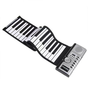 <span class=keywords><strong>Teclado</strong></span> Electrónico Enrollable Digital Portátil y Flexible para Niños, Modelo PN88S, Piano de 88 Teclas, Piano Enrollable para <span class=keywords><strong>Ejercicios</strong></span> - Product Image 1