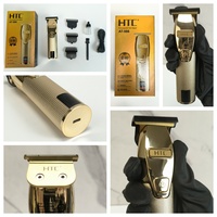 Tondeuse à cheveux sans fil HTC AT-566 pour hommes, tondeuse professionnelle avec écran LCD, vente en gros OEM