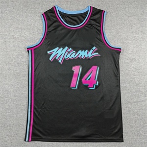 Unisex para adultos para Tyler Herro # Uniforme de Baloncesto Edición Ciudad 14, Cosido, Transpirable, de Secado Rápido, Malla, para Uso Diario - Product Image 3