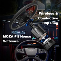 Setir Truk MOZA TSW 400mm Ukuran Truk Asli untuk Euro Truck Simulator 2 American Truck Simulator PC Tersedia