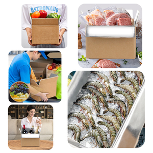 Lạnh cách điện carton y tế giao thông vận tải hộp mát với vật liệu tái chế nhiệt vận chuyển hộp cho đông lạnh Giao thông vận tải - Product Image 6