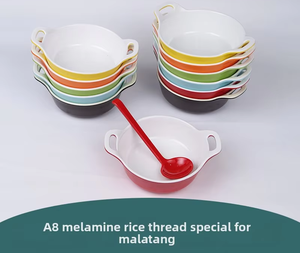 Vaisselle en mélamine commerciale-bols <span class=keywords><strong>à</strong></span> soupe de nouilles chaudes épicées cinq grains nouilles de poisson nouilles d'<span class=keywords><strong>escargot</strong></span> nouilles Double oreille <span class=keywords><strong>assiette</strong></span> - Product Image 3