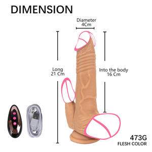 Konijn Likken Tong Vrouw Verwarmd Vibrator Volautomatische Dildo Stuwkracht Dildo Super Grote Masturbatie Apparaat Volwassen Seksspeeltjes - Product Image 4