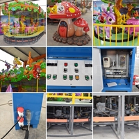 Nova Rides Jungle Knight FRP Steel Outdoor Amusement Park Kids Track Train Family Ride Kiddie Rides for Amusement Park