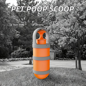 Vente flash : Ramasse-crottes pour chien en plastique portable avec sacs à crottes intégrés, sans contact, élimination des déchets d'animaux, fonctionnement en un clic, extérieur - Product Image 5