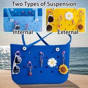 Accessoires de crochets pour sacs Bogg et sacs fourre-tout Simply Southern, porte-clés mignon avec mousqueton pour sacs Bogg - Product Image 4