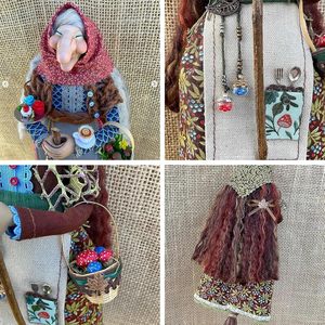 Muñeca <span class=keywords><strong>de</strong></span> Bruja <span class=keywords><strong>de</strong></span> Cocina Bordada a Mano, Lindas Figuras <span class=keywords><strong>de</strong></span> Bruja <span class=keywords><strong>de</strong></span> Halloween <span class=keywords><strong>de</strong></span> Dibujos Animados para Decoración del Hogar, Juguetes <span class=keywords><strong>de</strong></span> Peluche con Escoba - Product Image 3