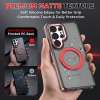 AUREXIONICS Casing Transparan Berlapis Embun untuk Samsung Galaxy S26 Ultra