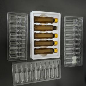 Custom Pharmaceutical <strong>Packaging</strong> Disposable 2ml <strong>Blister</strong> Vials Medical <strong>Plastic</strong> Tray for Ampoule Vial - Product Image 1