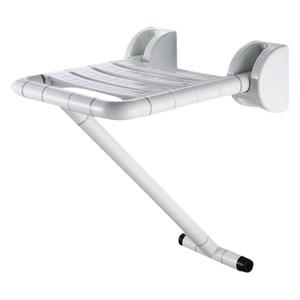<b>Folding</b> Shower <b>Stool</b> Non Slip 150 Kg Capacity Bathroom Safety Chair For Elderly Pregnant With Flip <b>Up</b> Design - Product Image 3