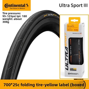 Pneumatico Originale <span class=keywords><strong>Continental</strong></span> Ultra Sport III per Bici da Strada 700x23/25/28c 180TPI Pieghevole - Product Image 3