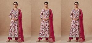 Nuevo Conjunto Sharara de 2 Piezas para Mujer, Superventas, con Materiales Reciclados, Hermoso Trabajo Artesanal, Rayón Étnico para Todas las Temporadas, Ropa de Fiesta - Product Image 2