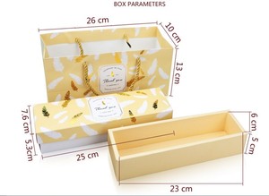 Großhandel: Maßgeschneiderte, neu designte Federpapiertüten mit matter Laminierung – Faltschachtel-<span class=keywords><strong>Set</strong></span> für Süßigkeiten, Kuchen, Lebensmittel, Kekse, Mondkuchen und Geschenkverpackungen - Product Image 2