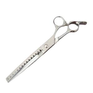 กรรไกรตัดขนสัตว์เลี้ยงขนาด 7 นิ้ว รุ่น Cde ผลิตจากเหล็กกล้าไร้สนิม 440C ดีไซน์ลายก้างปลา สำหรับตัดขนสุนัขและแมว อุปกรณ์กรูมมิ่งมืออาชีพ - Product Image 2